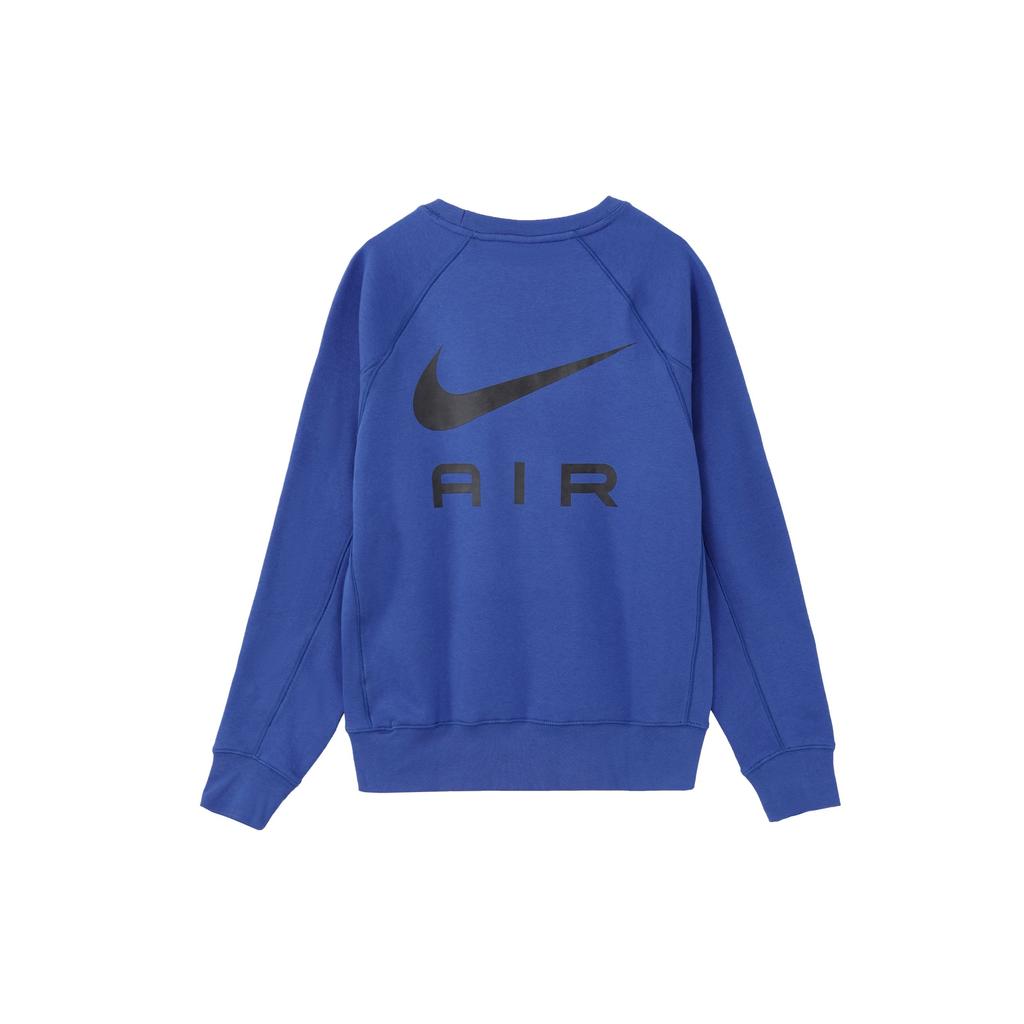 Nike Air Logo Crew Neck Casual Long Sleeve Fleece Sweatshirt Men Tops Game-Royal-Blue FB7204-480