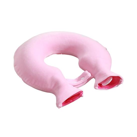 1400 мл U-образная грелка для горячей воды для облегчения боли в шее и плечах, герметичный ПВХ мешок для горячей воды