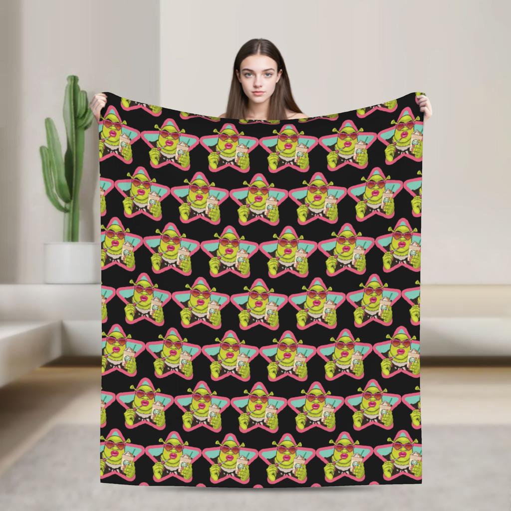 Father Farquaad Shreks Blankets Coral Fleece Plush Autumn Multifunction Soft Throw Blanket for Home Couch Plush Thin Quilt