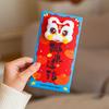 1/2/3 Pcs Embroidery Lucky Red Envelopes New Year Blessing CNY Red Envelopes  Spring Festival
