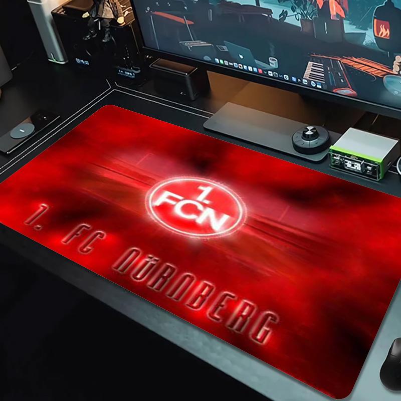 1.FC Nürnberg Color Mouse Pad Large Gaming Table Cushion Non-slip Laptop Tablet Big Mousepad XXL Mat Mini PC Playmat With Lock edge