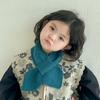 New Autumn And Winter Children'S Scarf Cute Baby Warm Knitted Scarf Fashionable Boys And Girls Cross Scarf Neck Cover