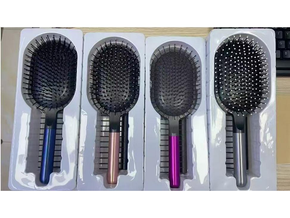 Портативная расческа-подушка с воздушной подушкой для укладки пышных волос – Массажная парикмахерская расческа для девочек