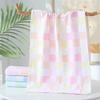 Cotton Gauze Towel for Household Use Adult Face Wash Double-layer Bath Towel Summer Thin, Soft