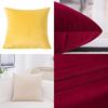 Супермягкая 16-дюймовая бархатная однотонная наволочка для подушки в однотонных цветах для стильного домашнего декора