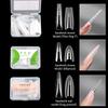 Двойные формы для наращивания ногтей (Sandwich Dual Nail Forms) 60 шт., 15 размеров, для быстрого наращивания - Двойные формы, Т-образные, Эллипс, Формы для маникюра, Верхняя форма, Нижняя форма, 3D