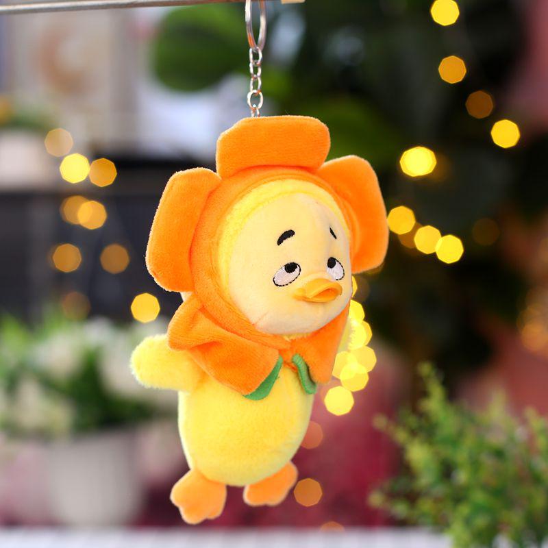 Creative Cartoon Annoyed Duck Plush Toy Pendant - Little Duck Bag Charm