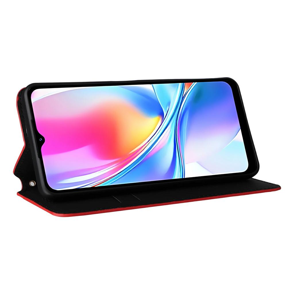 For ZTE Blade A35e (Z2466) Case Wallet Rhombus Imprinted Leather Phone Cover