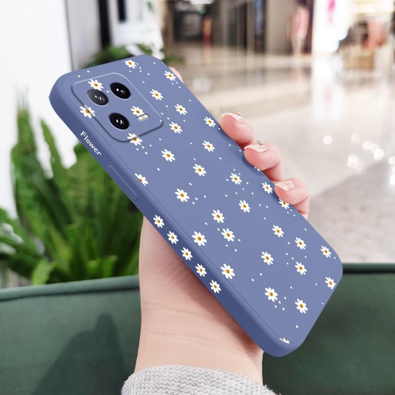 Чехол с цветами ромашки для Xiaomi Mi 15T 14 14T 13 13T 12 12X 12T 11 11T 10T T Pro Lite, чехол из жидкого силикона