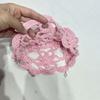 Handmade Crochet Flower Knitted Hat Bohemian Style Woven Cap Cute Hollowed Out Beanie Cap  Women