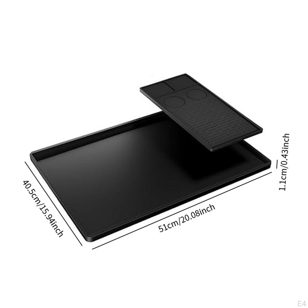 Коврик для кофемашины, Противоскользящий, Сохраняет столешницы сухими, Термостойкий, Подкладка для кофеварки для шкафа