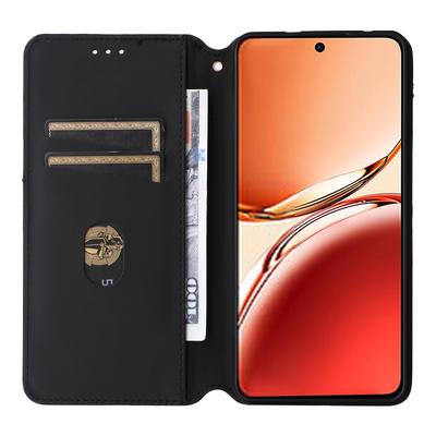 Для Oppo Reno12 F 5G/Oppo F27 5G Чехол Кожаный Кошелек Чехол для Телефона С Ромбовидным Тиснением