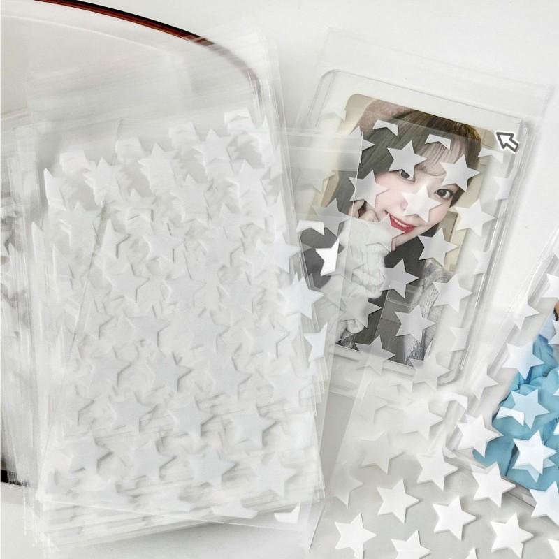 50 шт., полиэтиленовый пакет Opp, самоклеящиеся прозрачные пластиковые пакеты, бусины, упаковка для хранения ювелирных изделий, подарочная сумка, маленький держатель для карт