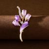 Pastoral Style Fresh Bouquet Brooch: Exquisite Anti-Exposure Pin for Clothing