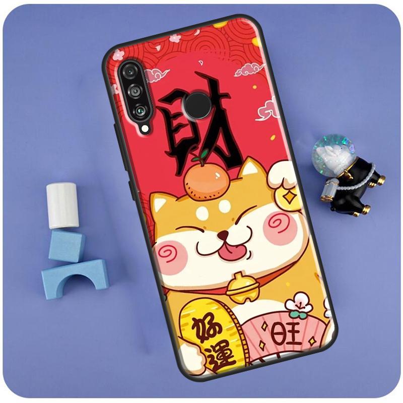 China cute lucky cat For Huawei Nova Y70 Y91 Y90 Y60 Y61 Y72 Y73 3i 7i 8i 11i 12i 9 10 SE P20 P30 P40 Lite Case