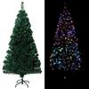 VidaXL Artificial Christmas Tree with Stand Christmas Decoration Artificial Tree Living Room Home Garden Green 321026