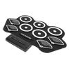 Электронная ударная установка Roll Up Practice Pad Midi Kit с педалями и палочками в подарок для детей 100?Вилка 240 В, США