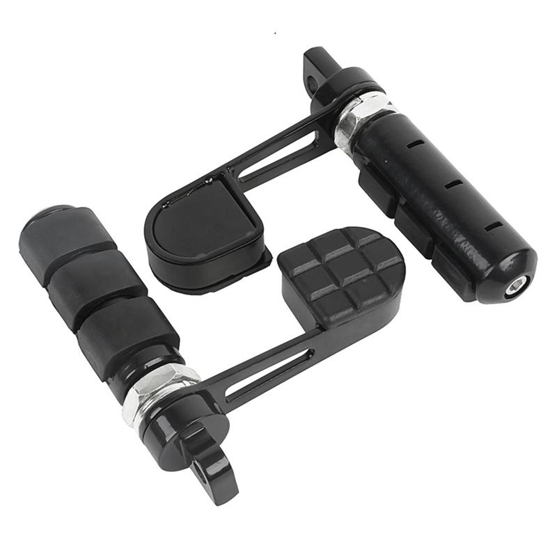 Motorcycle Heel Rests Footrest Bracket Set For Sportster XL 883 1200 48 72 Softail DYNA FXDF FAT BOB FXDC FXWG