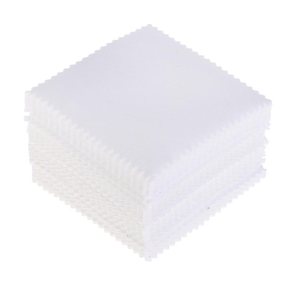 50Pcs Reusable Jewelry Cleaning Cloth 8x8cm Cleaning Polishing Cloth  Jewelry Maintenance