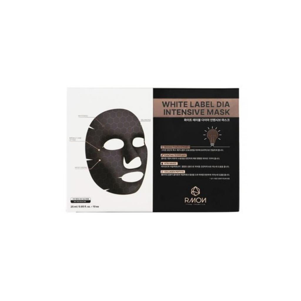 RMON White Label Dia Интенсивная маска для сияния и глубокого увлажнения, тканевая маска 25 мл