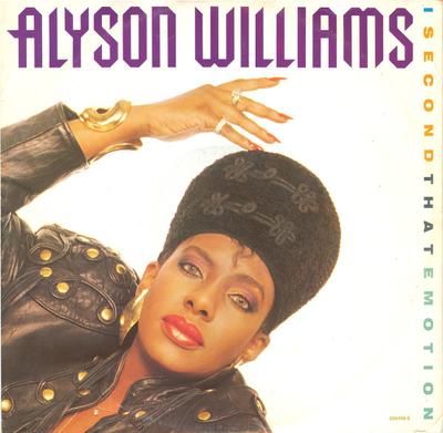 12-дюймовая пластинка ALYSON WILLIAMS - I Second That Emotion 6554566 Def Jam Recordi 1989 UK Rap & Hip-Hop/R&B Б/у