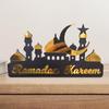 Ramadan Calendar Tabletop Ornament Decorative Craft for Home Office Decor Multifunctional