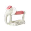 Ange 3D Elephant Teether, 3 Months or More, White, 1 Piece, Korean Baby Products