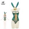 Lisa Bunny Girl Costume  Original Genshin Impact A Sobriquet Under Shade Lisa Bunny Suit Sexy Women Jumpsuit Full Set