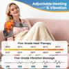 Vibration massager Smart Massage Machine Heating Shoulder Massage Belt Adjustable Led Hot Compress Heating Shoulder Shawl