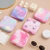 Fashion Women's Small Cosmetic Bag Travel Mini Sanitary Napkin Storage Bag Coin Money Card Lipstick Storage Bag Wallet Makeup
