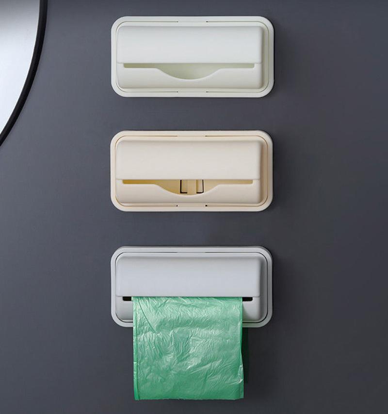 Настенные мешки для мусора, ящик для хранения, мешок для мусора, диспенсер для кухни, ванной комнаты, пластиковые пакеты, контейнер-органайзер, держатель для продуктовых пакетов