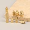 8Pcs/Set Brass Heating Soldering Iron Tips Tools Insert Nut 3D Printer Holt Melt Nuts Implant Tool Iron Connector