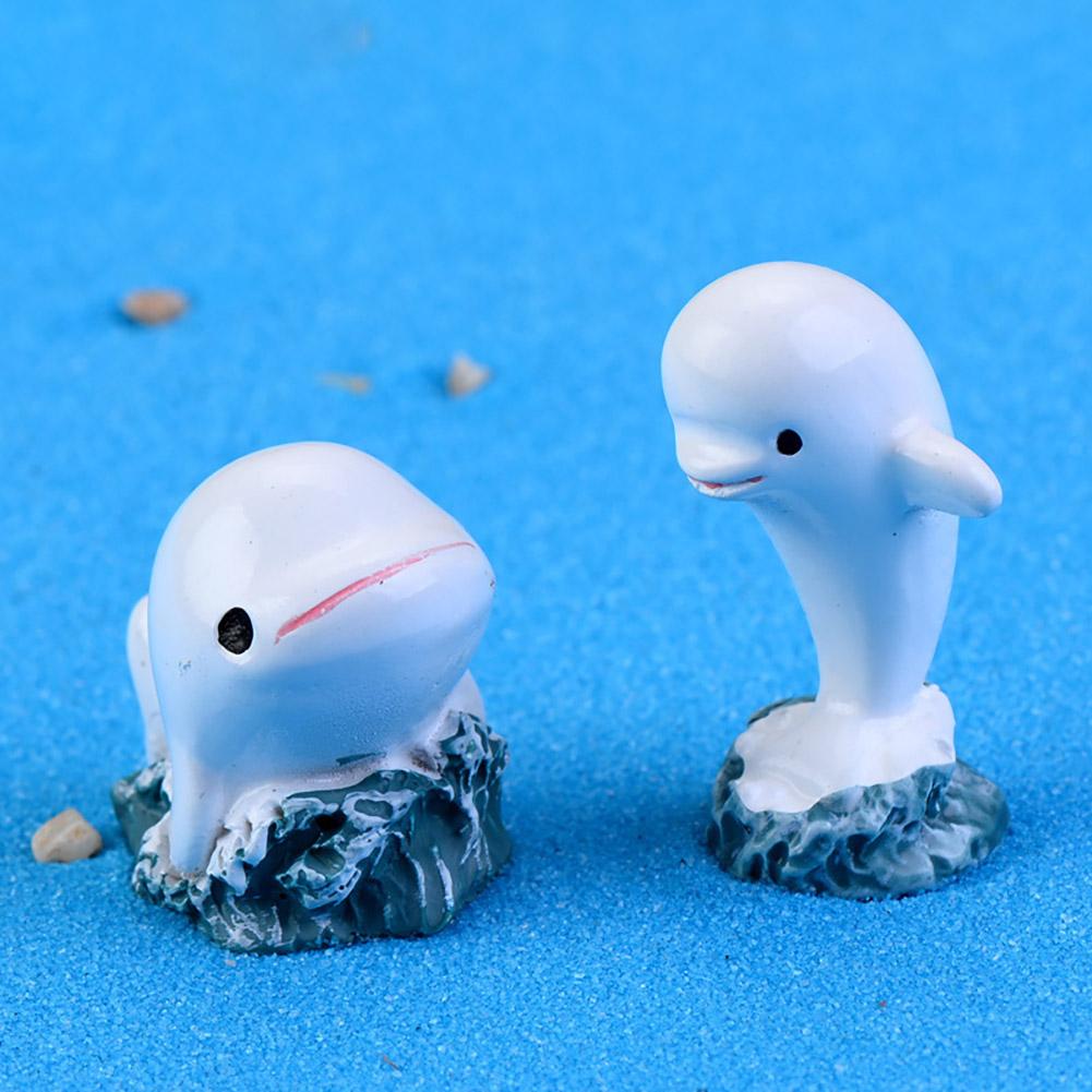 Artificial Dolphin Ornament Resin Crafts Aquarium Micro Landscape Layout Prop Home Decoration Accessories
