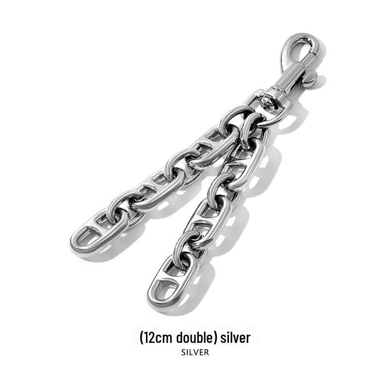 Женская сумка-слингер подмышкой с коротким ремешком и декоративной цепочкой, SP-21, совместима с сумками-седлами GU Chi.