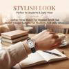 Leather Strap Watch For Women Small Dial Stylish Design Suitable For Students And Daily Wear