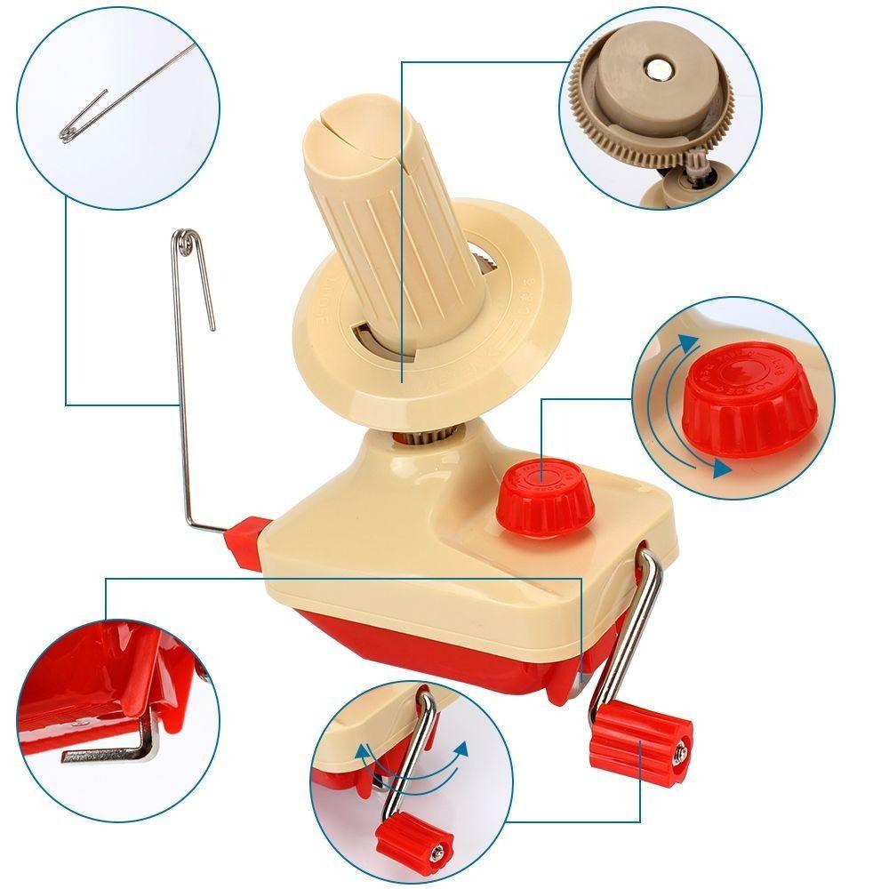 Handheld DIY Home Wool Hand Making Sewing Kit Wool Winder Holder Winding Machine Knitting Machine Manual Wool Winder