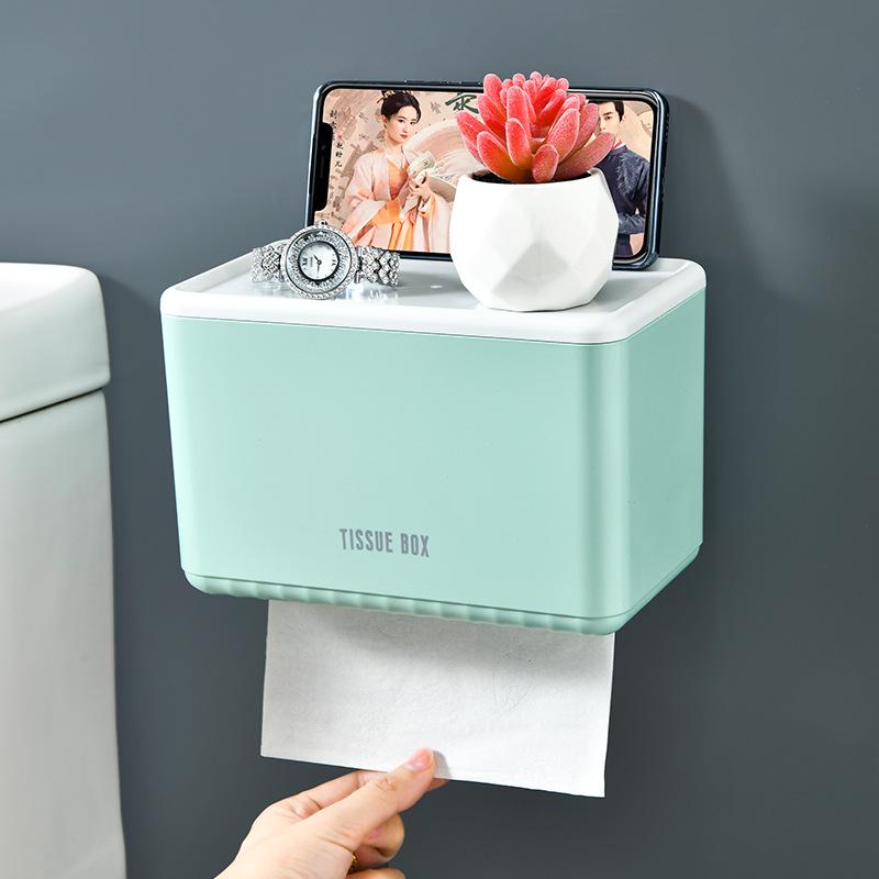 Creative Wall-Mounted Punch-Free Toilet Paper Holder