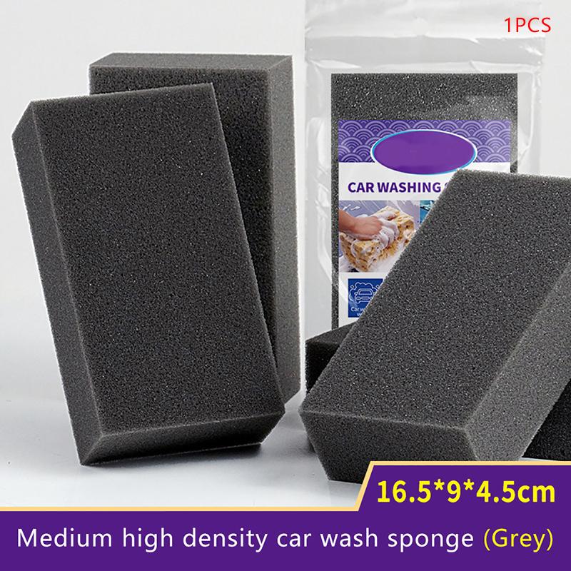 Car-Washing Sponge Black Car Wash Sponge Glass Washing Cleaner Foam Clean Tool