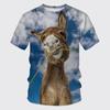 Summer Funny Donkey 3D Print T-Shirts Streetwear Men Women Fashion Oversized Short Sleeve T Shirt O-Neck Kids Tees Tops Clothing