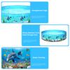 Portable Inflation-free Hard Plastic Swimming Pool Folding Pool Family Swimming Pool Round Swimming