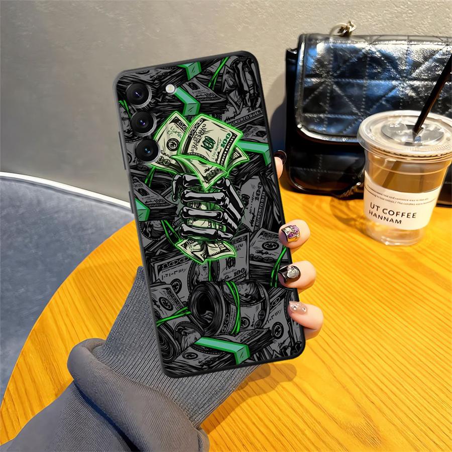 Чехол для Samsung Galaxy A06 A05 A50 A04 A16 A40 A13 A20 A12 A17 A15 A70 Funda Чехол для телефона с принтом "Время - деньги"