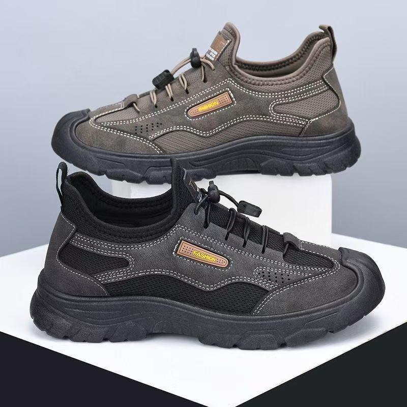 New spring breathable comfortable versatile soft-soled mountaineering shoes men's outdoor walking shoes casual shoes