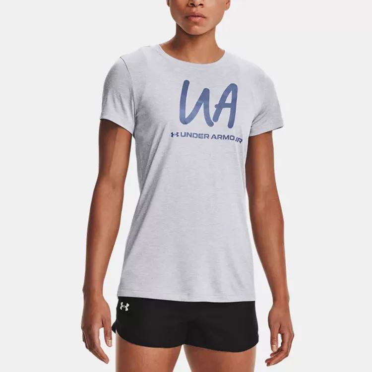 Under Armour Regular T Shirt Women's Modern Gray (Unisex) T-Shirts 1365145 011