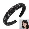 Женский блестящий ободок со стразами, жемчужная повязка для волос для невесты, свадьбы и повседневных модных аксессуаров