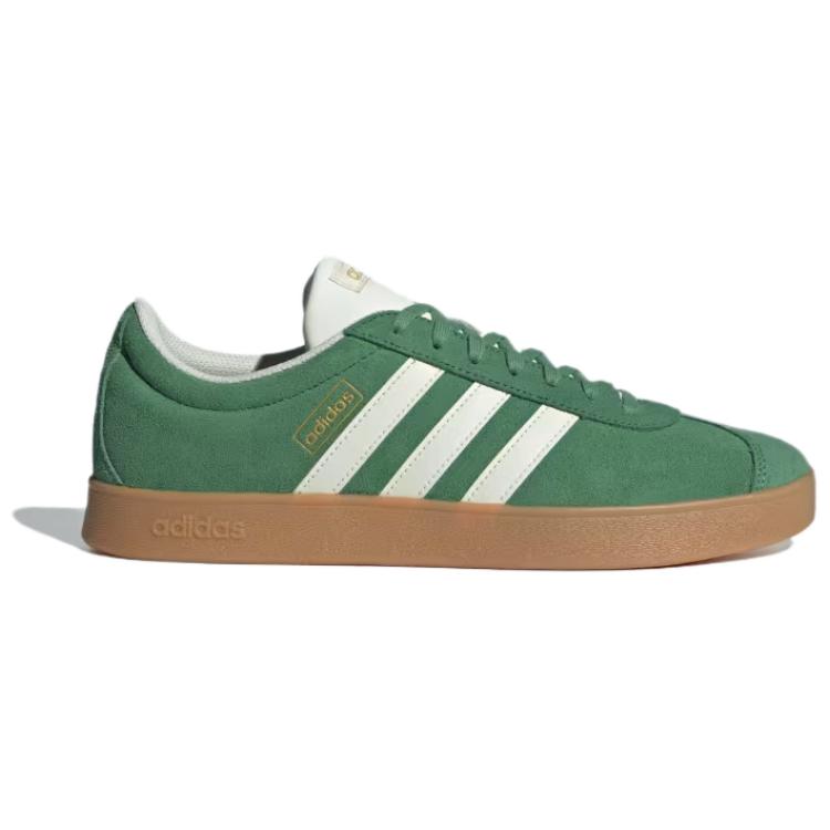 adidas Кроссовки унисекс VL Court 2.0 Preloved Green цвета слоновой кости с золотистым металликом JH5077