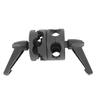 Multi Functional Dual Head Grip Swivel Clamp Head Holder Bracket Mounting Adapter Compatible for Light Stand,Extension Boom Arm and Photography Studio