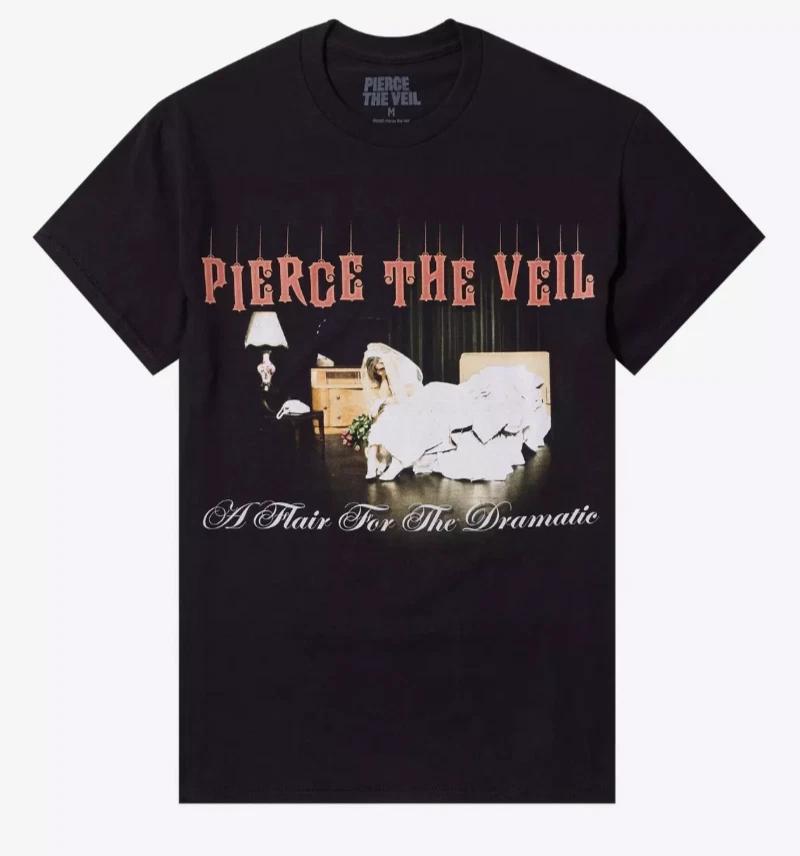 PIERCE THE VEIL Стиль для драматических ролей Официальная футболка группы БОЛЬШАЯ НОВАЯ