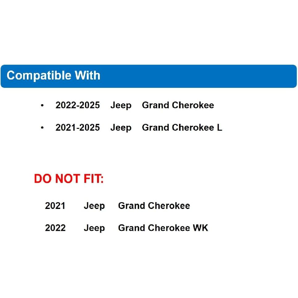 HB086 Cabin Air Filter Replacement For -2024 Grand Cherokee;-2024 Grand Cherokee L.Do Not Fit: Grand Cherokee And Grand Cherokee WK…
