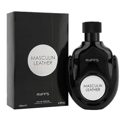 Masculin Leather Imported Long Lasting 100ml Мужские духи, цитрусовые и кожаные, успокаивающий аромат