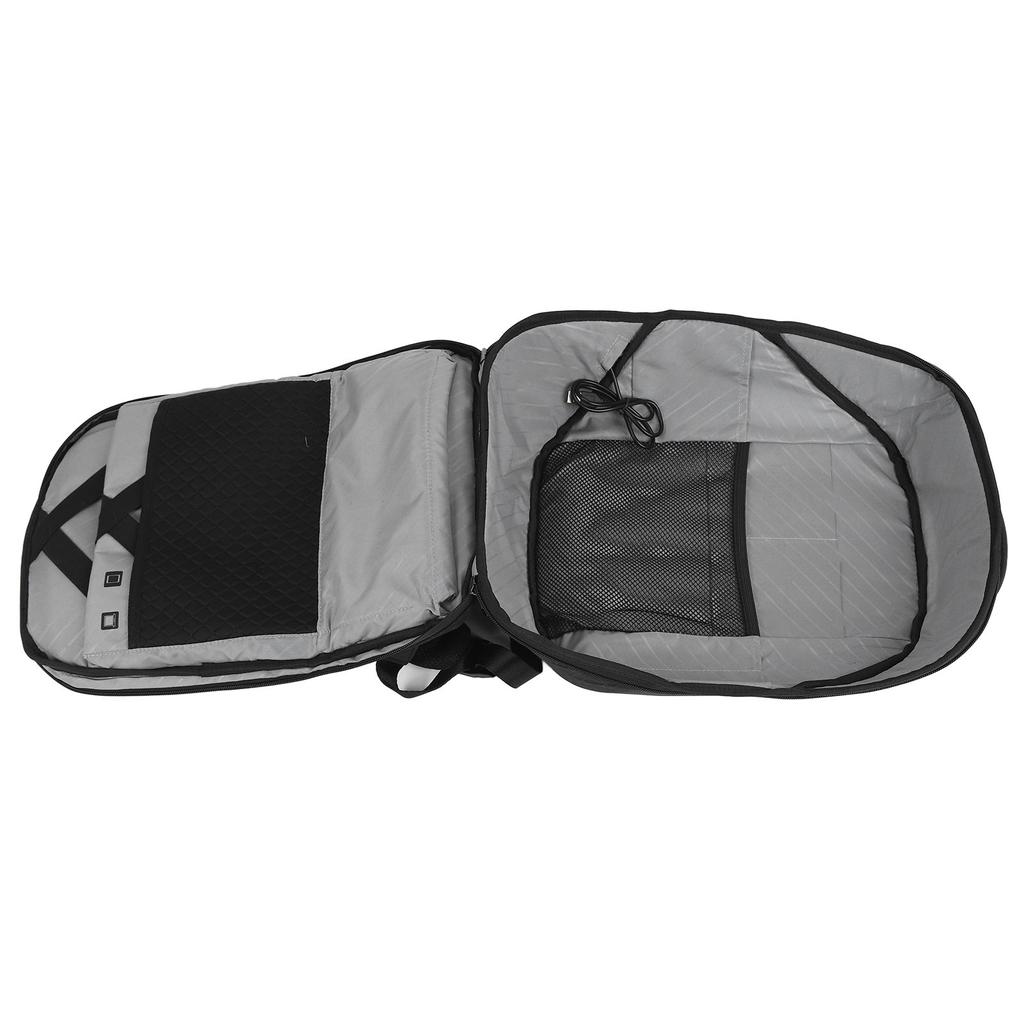 Рюкзак для ноутбука Многофункциональный USB-зарядка Противоугонная водонепроницаемая серая компьютерная сумка для мужчин